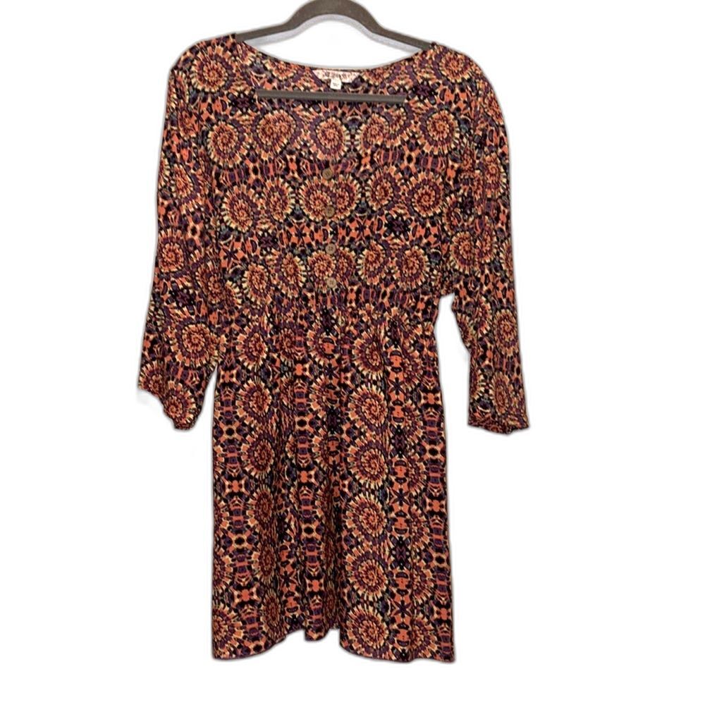 Joe Browns Women's Size 18 multicolor Babydoll Dress